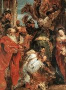 The Adoration of the Magi (detail) f RUBENS, Pieter Pauwel